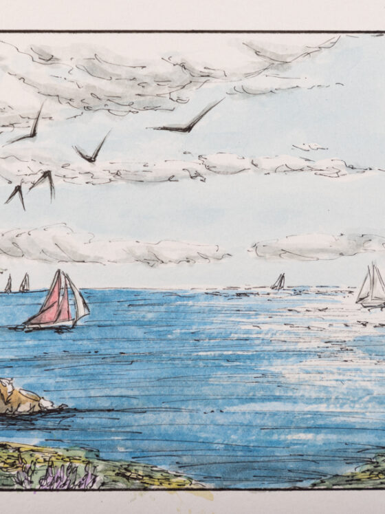 Vue d'été Locmariaquer