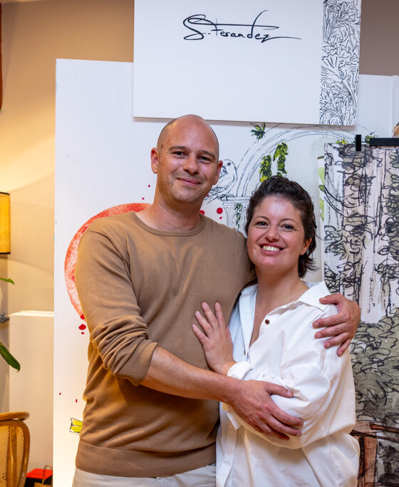 Stéphanie Ferandez et Johann Le Neuresse