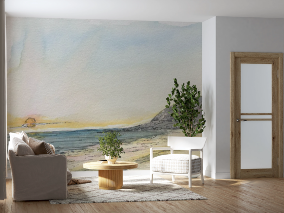 papier peint panoramique atelier Créa Décor